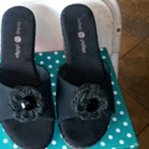 Lindsay phillips Black wedge shoes